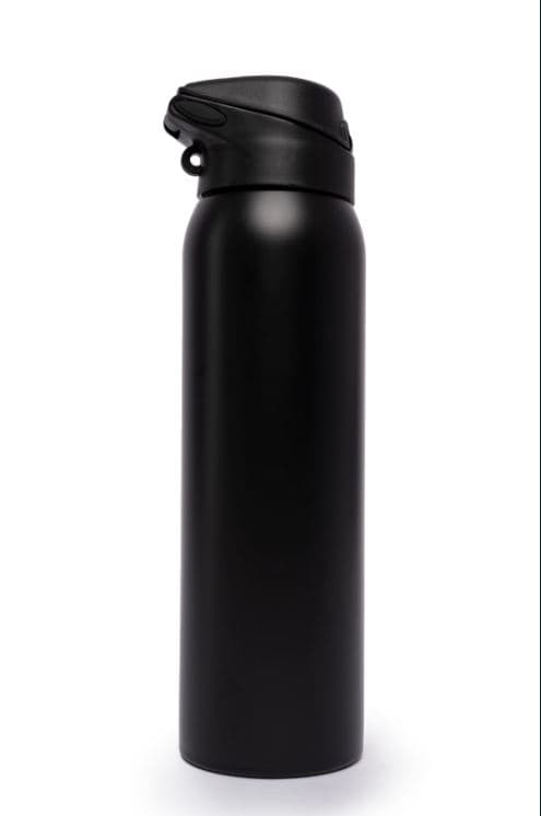 Black Straw Flask (500ml)
