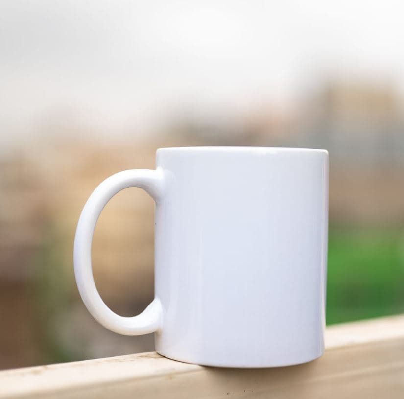Normal White Mug (325ml)