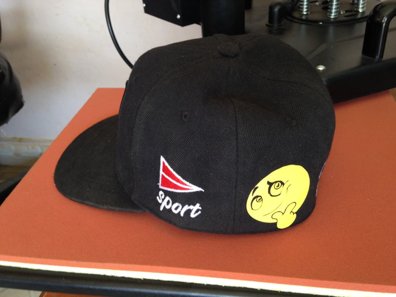 Black Cap with Sport Logo