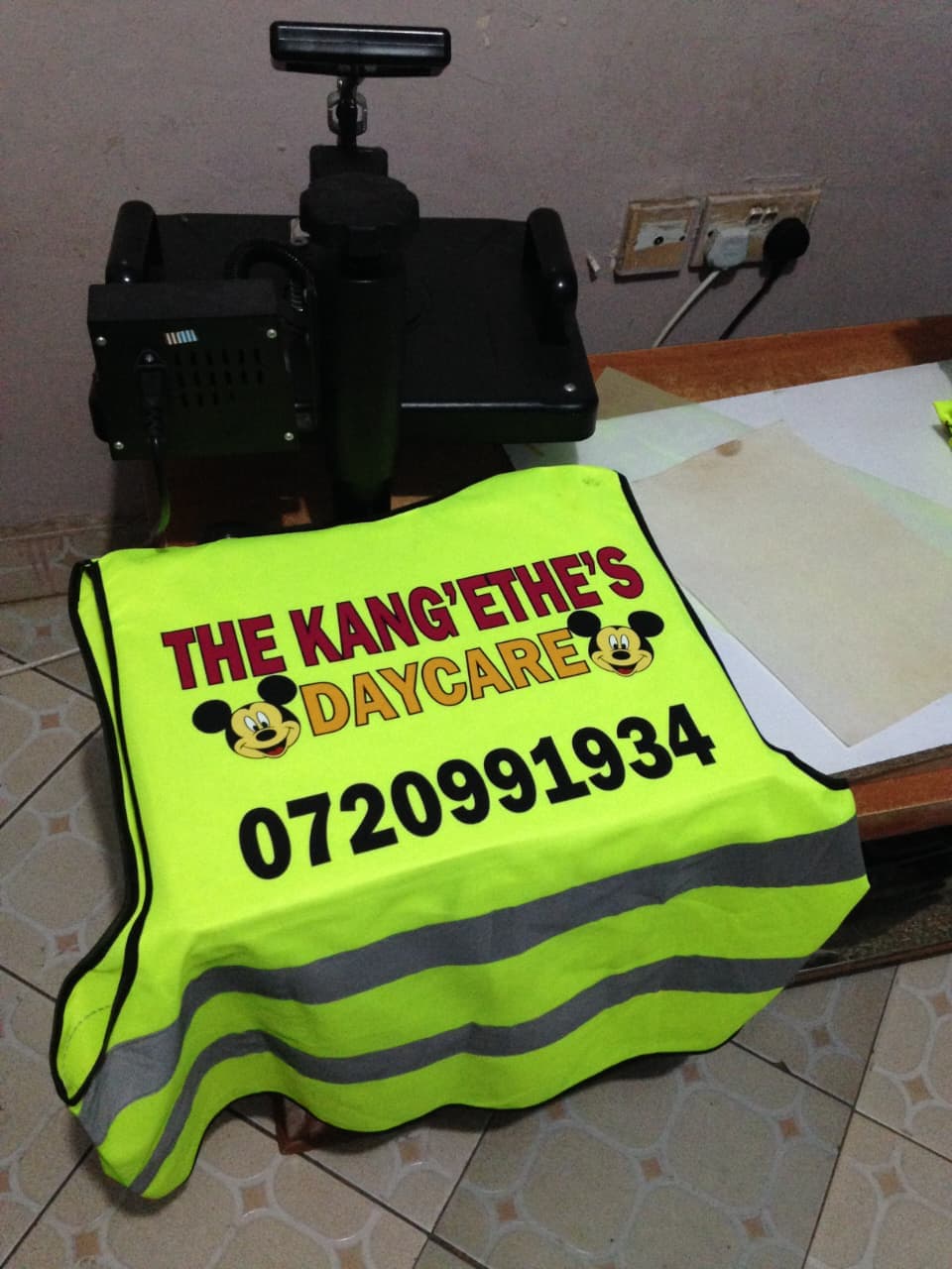 Kang'ethe's Daycare Reflective Vest