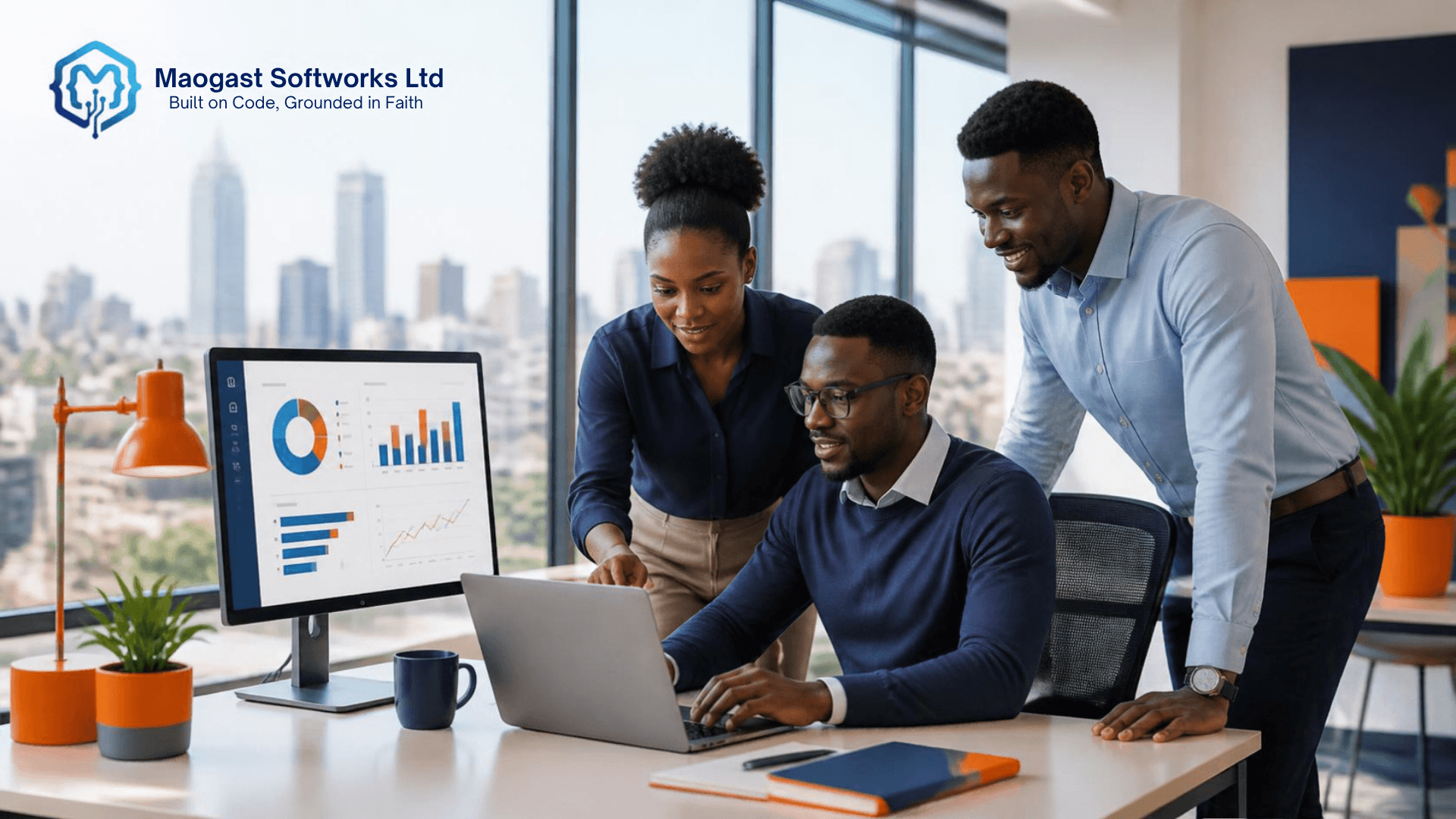Digital transformation for Kenyan businesses — Maogast Softworks team at work